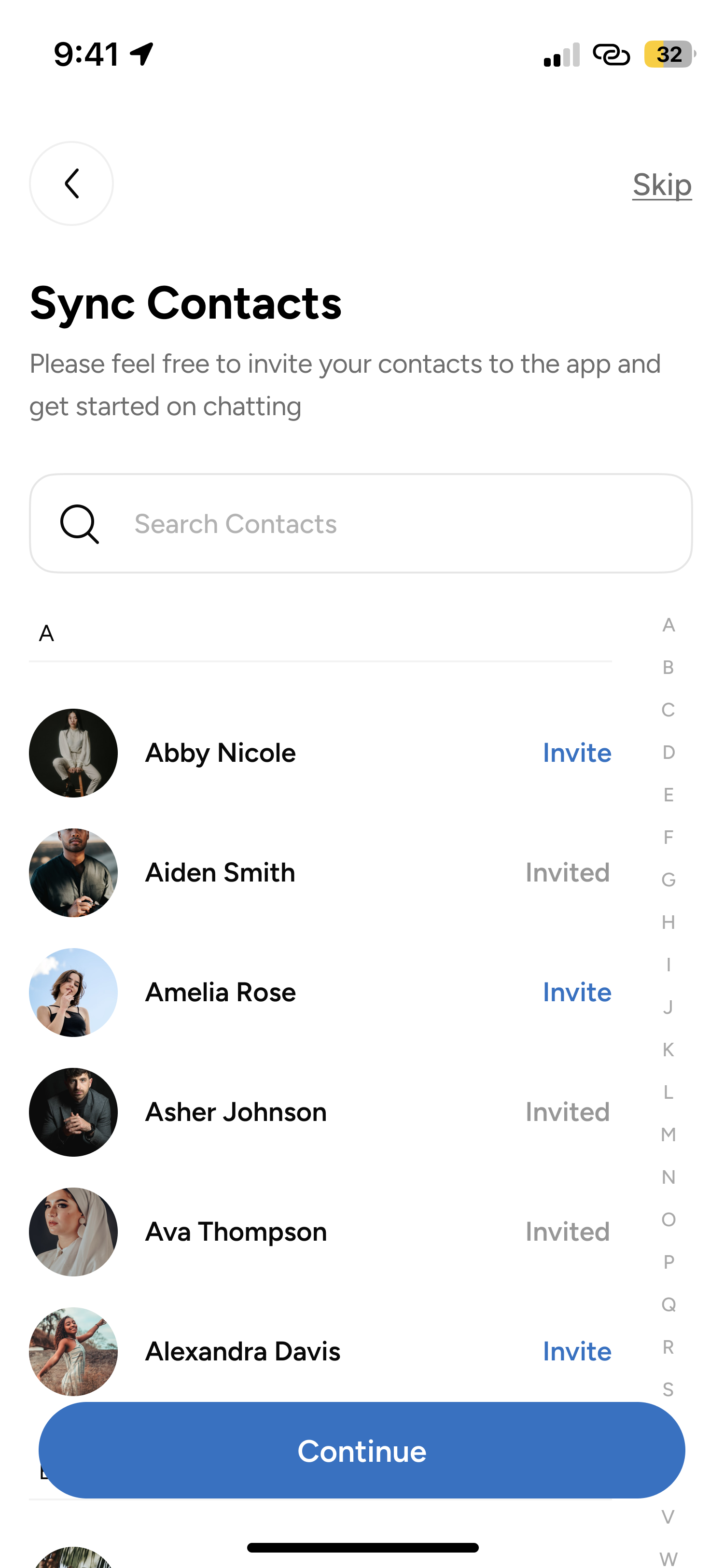 Sync Contacts screenshot